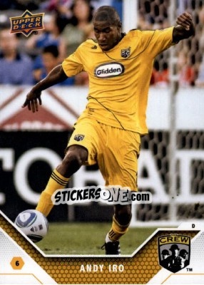 Sticker Andy Iro - MLS 2011 - Upper Deck