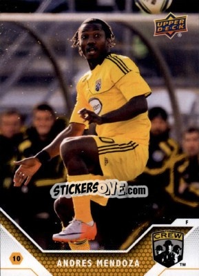 Sticker Andres Mendoza - MLS 2011 n. 37 - Upper Deck