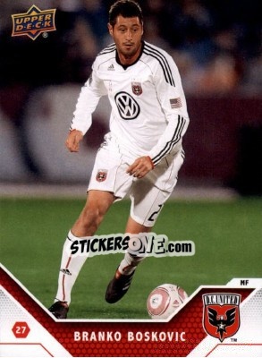 Sticker Branko Boskovic - MLS 2011 n. 43 - Upper Deck