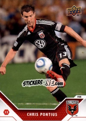 Sticker Chris Pontius - MLS 2011 - Upper Deck