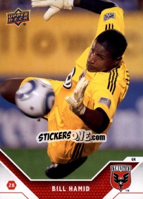 Sticker Bill Hamid - MLS 2011 n. 49 - Upper Deck