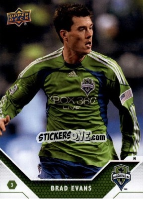 Sticker Brad Evans - MLS 2011 n. 153 - Upper Deck