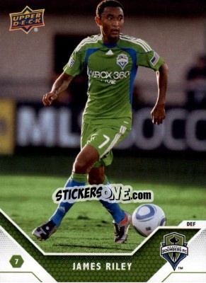 Sticker James Riley - MLS 2011 - Upper Deck