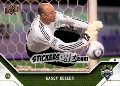 Sticker Kasey Keller - MLS 2011 n. 156 - Upper Deck
