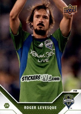 Sticker Roger Levesque - MLS 2011 n. 157 - Upper Deck