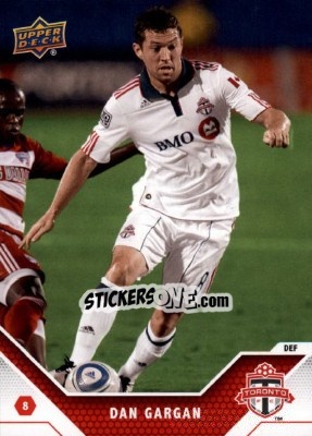Sticker Dan Gargan - MLS 2011 n. 159 - Upper Deck