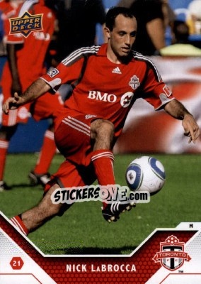 Sticker Nick LaBrocca - MLS 2011 - Upper Deck