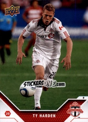 Sticker Ty Harden - MLS 2011 - Upper Deck