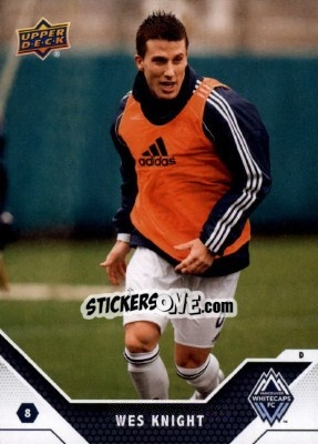 Sticker Wes Knight - MLS 2011 n. 170 - Upper Deck