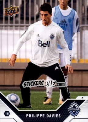 Sticker Philippe Davies - MLS 2011 n. 174 - Upper Deck