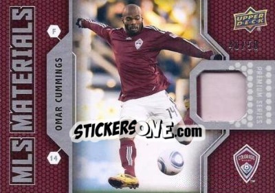 Sticker Omar Cummings - MLS 2011 - Upper Deck