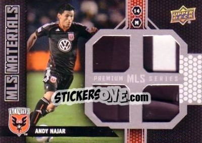 Sticker Andy Najar - MLS 2011 - Upper Deck