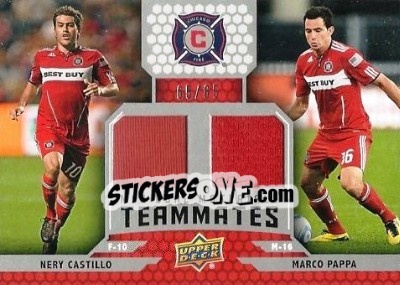 Cromo Nery Castillo / Marco Pappa - MLS 2011 - Upper Deck