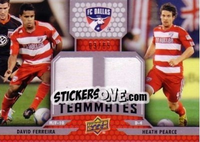 Sticker David Ferreira / Heath Pearce - MLS 2011 - Upper Deck