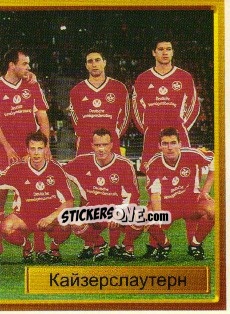 Sticker Кайзерслаутерн - The League of Champions 1998-1999 - NO EDITOR