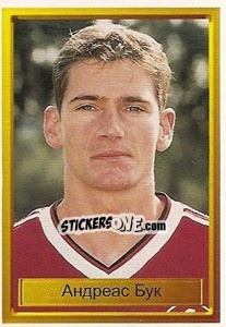 Sticker Андреас Бук - The League of Champions 1998-1999 n. 52 - NO EDITOR