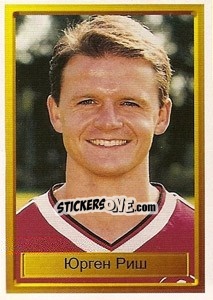 Sticker Юрген Рише - The League of Champions 1998-1999 n. 55 - NO EDITOR