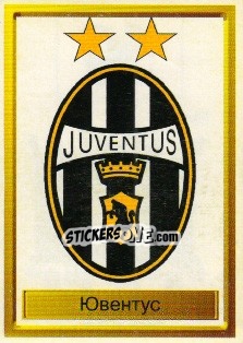 Sticker Ювентус (Турин) эмблема - The League of Champions 1998-1999 - NO EDITOR