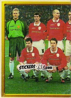 Sticker Манчестер Юнайтед - The League of Champions 1998-1999 - NO EDITOR