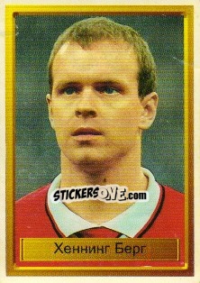 Sticker Хеннинг Берг - The League of Champions 1998-1999 - NO EDITOR