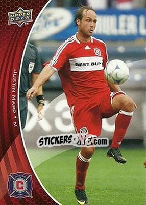 Sticker Justin Mapp - Mls 2010 - Upper Deck