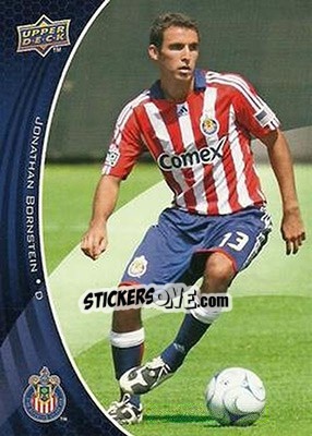 Sticker Jonathan Bornstein - Mls 2010 - Upper Deck