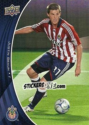 Sticker Justin Braun - Mls 2010 - Upper Deck