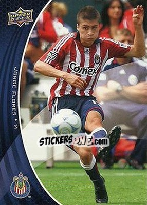 Sticker Jorge Flores - Mls 2010 - Upper Deck