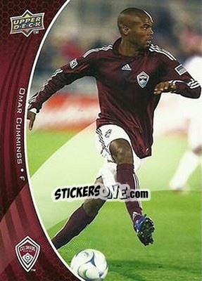 Sticker Omar Cummings - Mls 2010 - Upper Deck