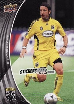 Cromo Gino Padula - Mls 2010 - Upper Deck