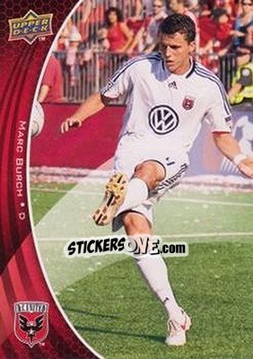 Sticker Marc Burch - Mls 2010 - Upper Deck