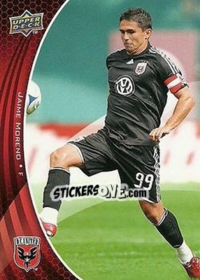 Sticker Jaime Moreno - Mls 2010 - Upper Deck