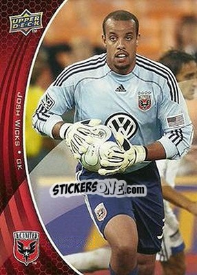 Cromo Josh Wicks - Mls 2010 - Upper Deck