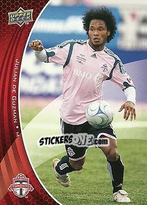 Cromo Julian de Guzman - Mls 2010 - Upper Deck