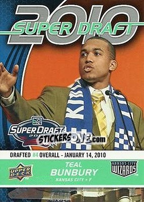 Sticker Teal Bunbury - Mls 2010 - Upper Deck