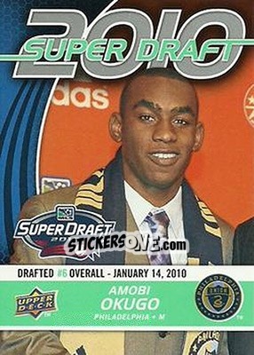 Sticker Amobi Okugo - Mls 2010 - Upper Deck