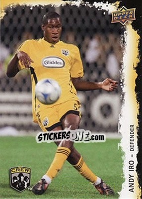 Sticker Andy Iro - MLS 2009 - Upper Deck