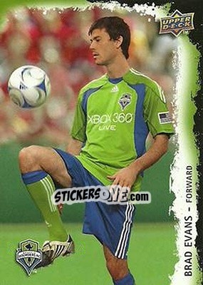 Sticker Brad Evans - MLS 2009 - Upper Deck