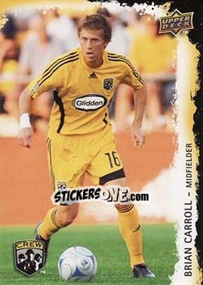 Sticker Brian Carroll - MLS 2009 - Upper Deck