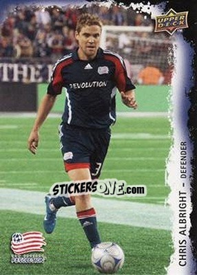 Sticker Chris Albright - MLS 2009 - Upper Deck