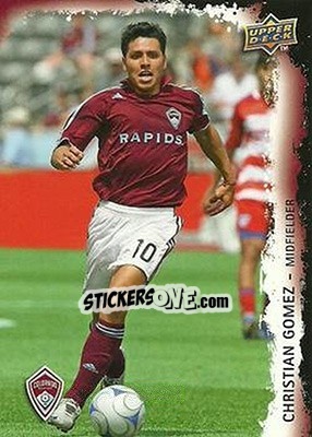 Sticker Christian Gomez - MLS 2009 - Upper Deck