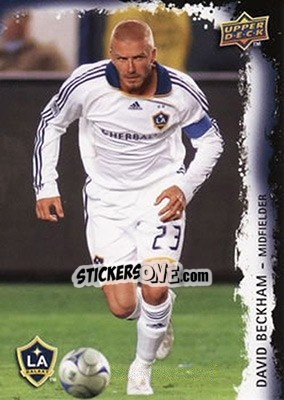 Sticker David Beckham - MLS 2009 - Upper Deck