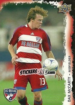 Sticker Dax McCarty - MLS 2009 - Upper Deck
