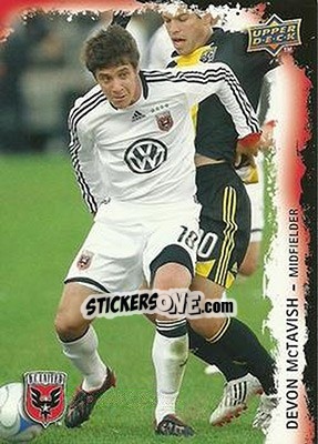Sticker Devon McTavish - MLS 2009 n. 62 - Upper Deck