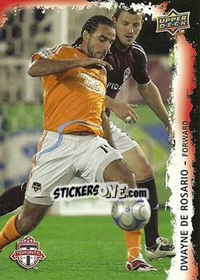 Sticker Dwayne De Rosario - MLS 2009 - Upper Deck
