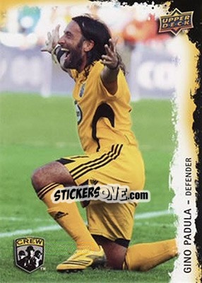 Sticker Gino Padula - MLS 2009 - Upper Deck