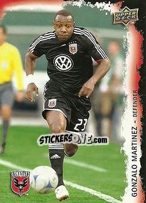 Sticker Gonzalo Martinez - MLS 2009 - Upper Deck