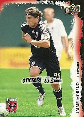 Sticker Jaime Moreno - MLS 2009 - Upper Deck