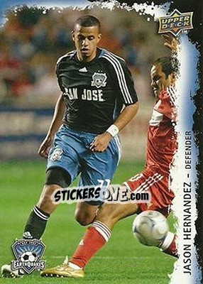 Sticker Jason Hernandez - MLS 2009 - Upper Deck