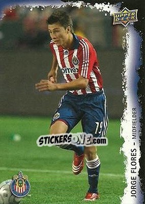 Sticker Jorge Flores - MLS 2009 - Upper Deck